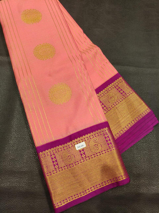 Yellow Semi Silk Saree USA