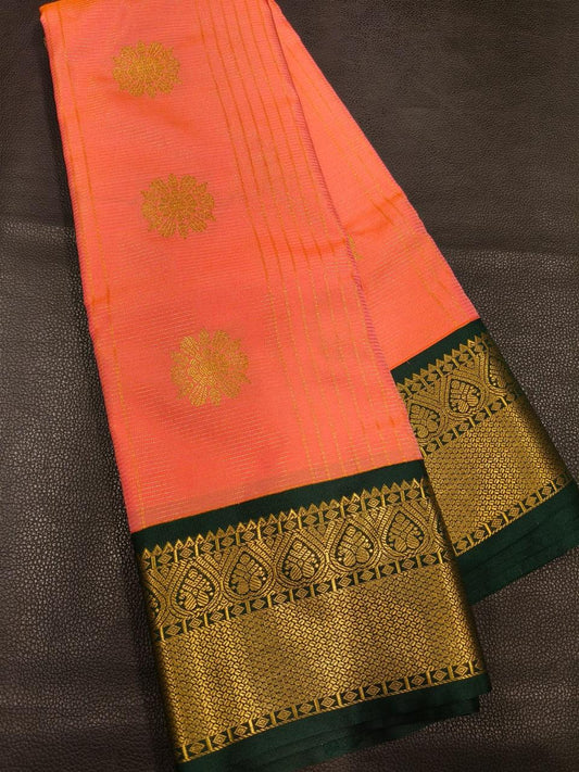 Pink Semi Silk Saree