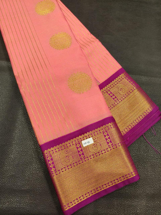 Pink Semi Silk Saree