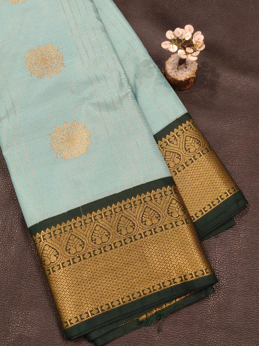 Blue Semi Silk Saree