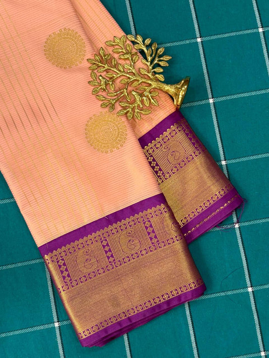 Pink Semi Silk Saree