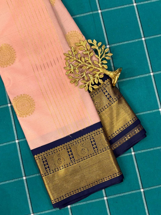 Gray Semi Silk Saree