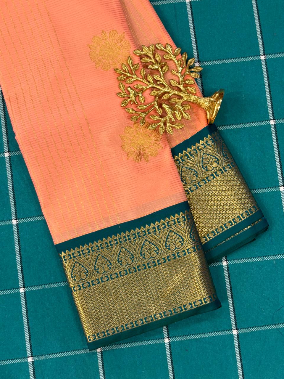 Pink Semi Silk Saree