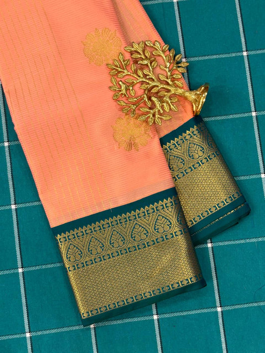 Pink Semi Silk Saree