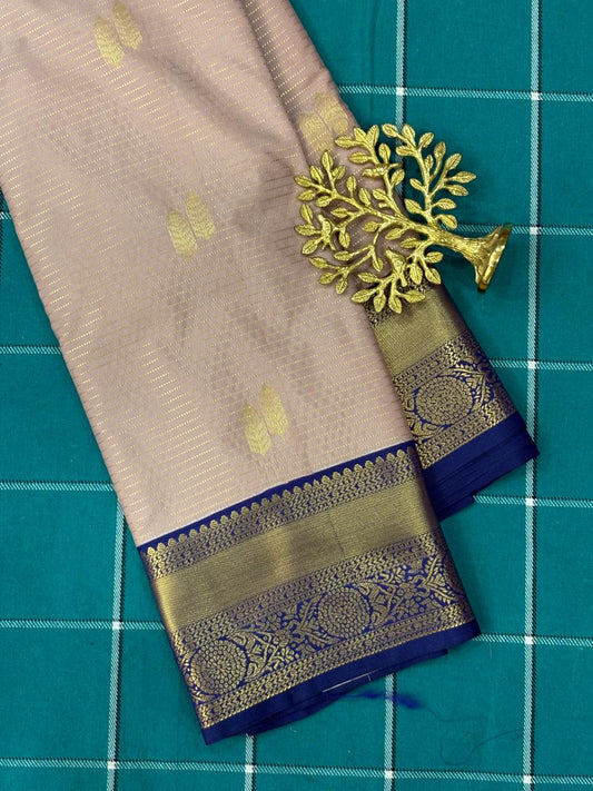 Gray Semi Silk Saree